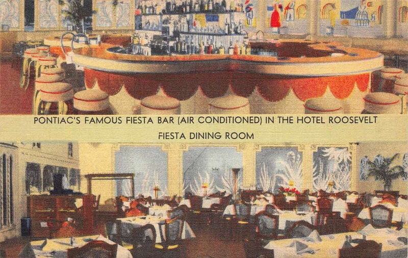 Hotel Roosevelt - Vintage Postcard